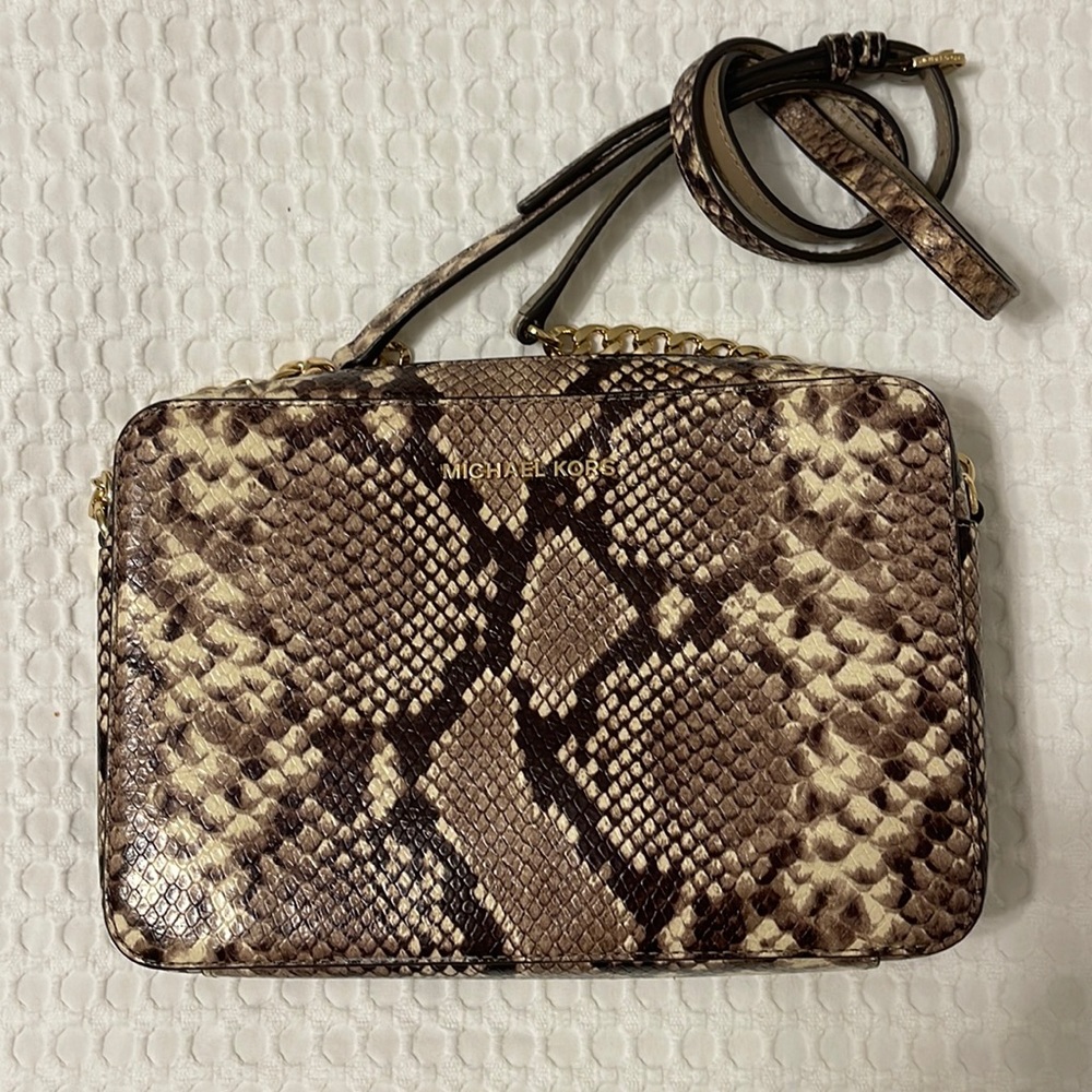 Michael Kors Snakeskin print purse